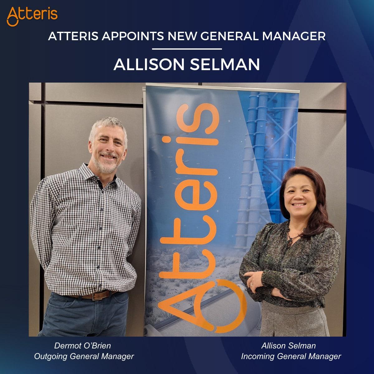 Atteris appoints new General Manager – Allison Selman